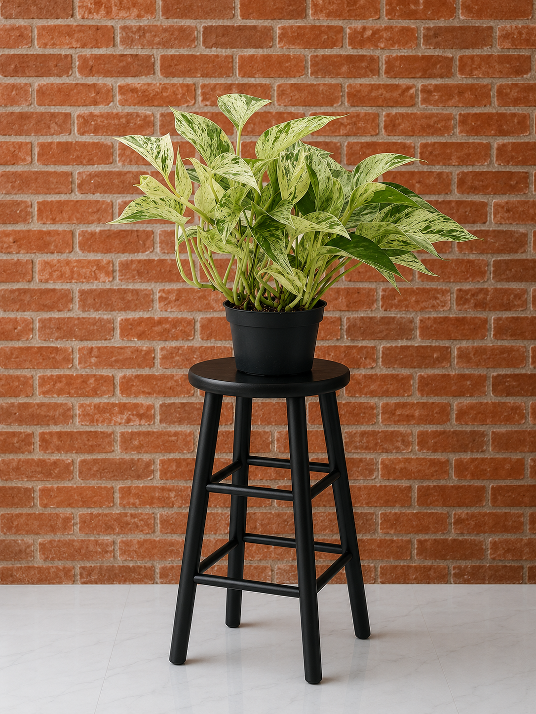 Marble Queen Pothos (Epipremnum aureum 'Marble Queen') | 4" Pots to 10-Foot Vines